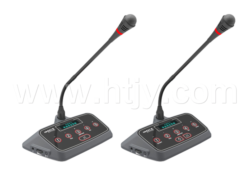 桌面式触摸主席/代表席讲话表决单元 HT-M202G/HT-M204G